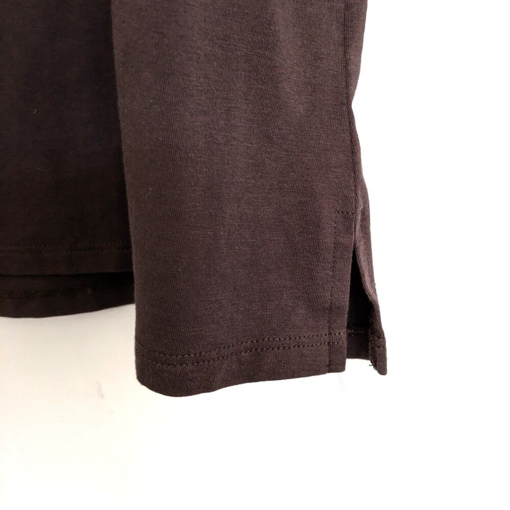 Belle by Kim Gravel TripleLuxe Knit Top with Faux Leather Cuffs M Stretch - Picture 5 of 14